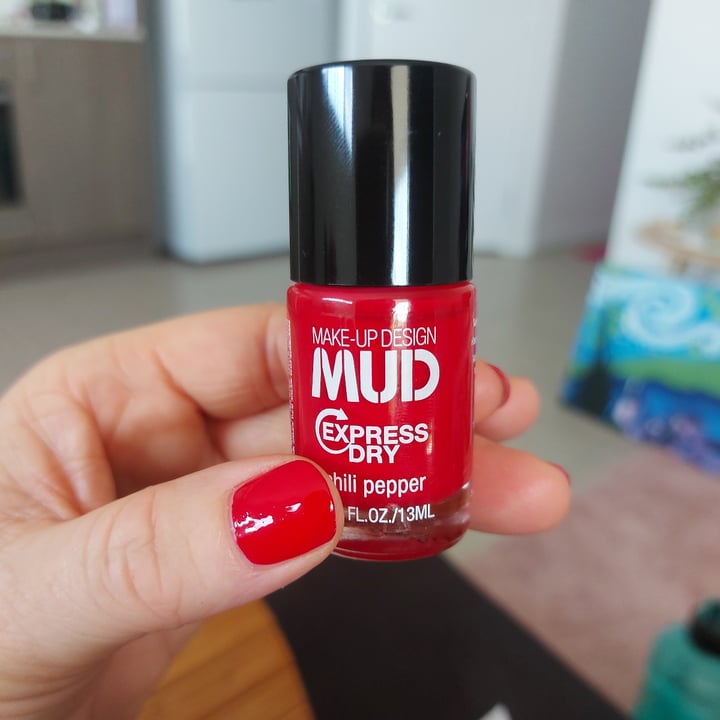 review photo of MUD Express Dry Nail Polish - Chilli Pepper shared by @romyelise on 07 May 2022 - review