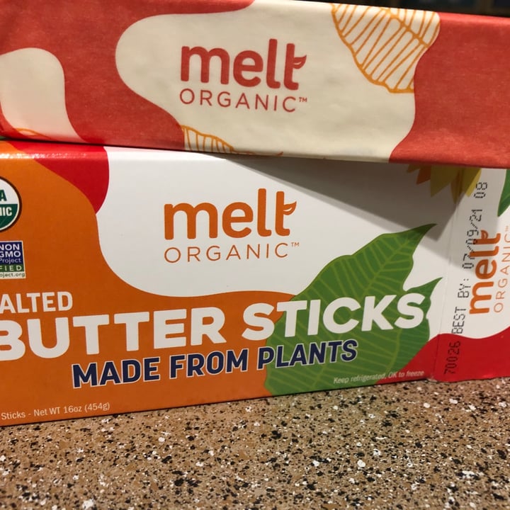 photo of Melt Organic Melt organic Salted Butter Sticks shared by @mammadogood on  29 Dec 2020 - review