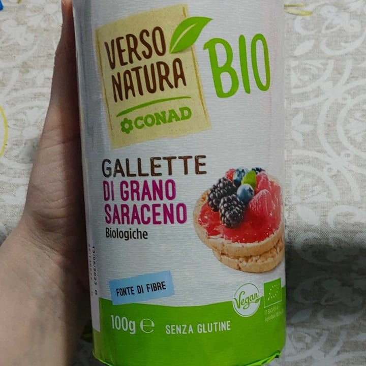 photo of Verso Natura Eco Conad GALLETTE Grano Saraceno Biologiche shared by @arkjuliet on  23 Jun 2022 - review