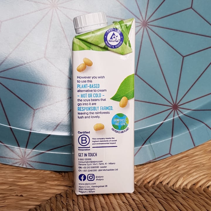 photo of Alpro Alpro Cooking Soya shared by @zampalgot on  03 Sep 2022 - review
