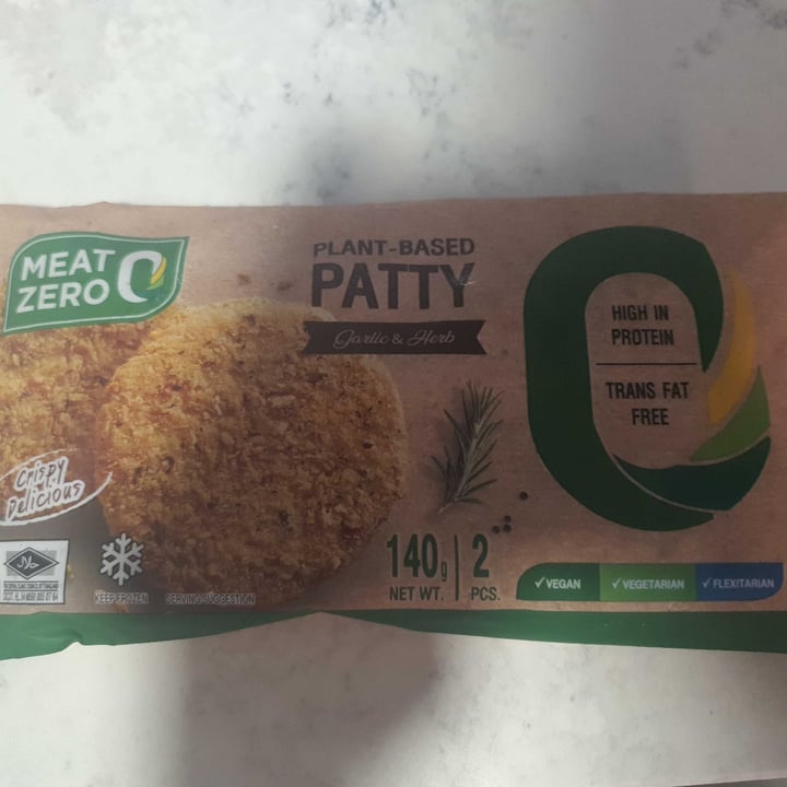 photo of Meat Zero Plant-based Patty Garlic & herb shared by @yenmingzhen on  30 Jan 2022 - review