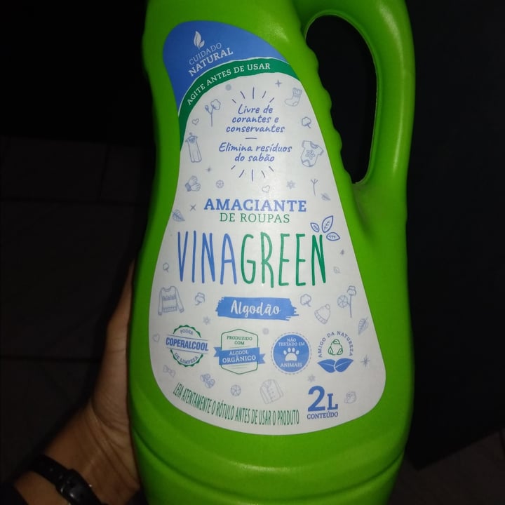review photo of Vinagreen Amaciante De Roupas Algodão- 2 L shared by @gabicaetano on 22 Nov 2022 - review