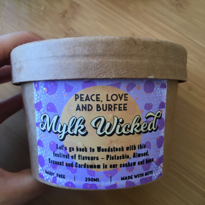 review photo of Mylk Ice Cream Peace love and burfee shared by @rissipit on 14 Feb 2022 - review