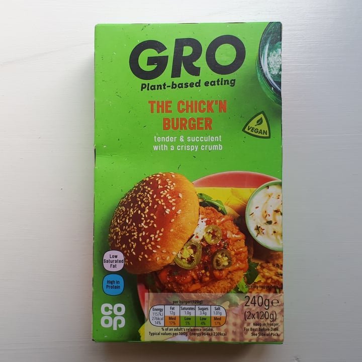 photo of GRO Chick’n Burger shared by @jowad on  07 May 2020 - review