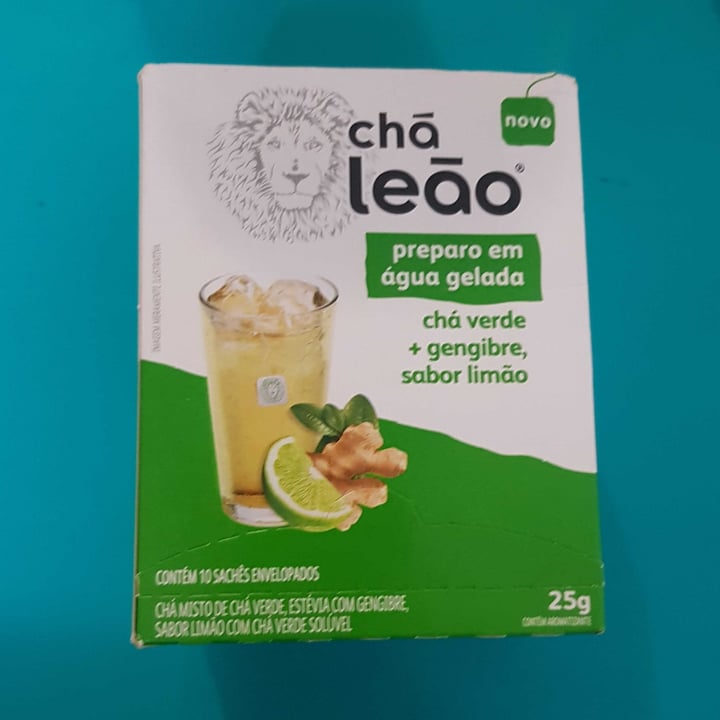 photo of Chá Leão Chá verde + gengibre sabor limão shared by @deborahdrocha on  08 May 2022 - review