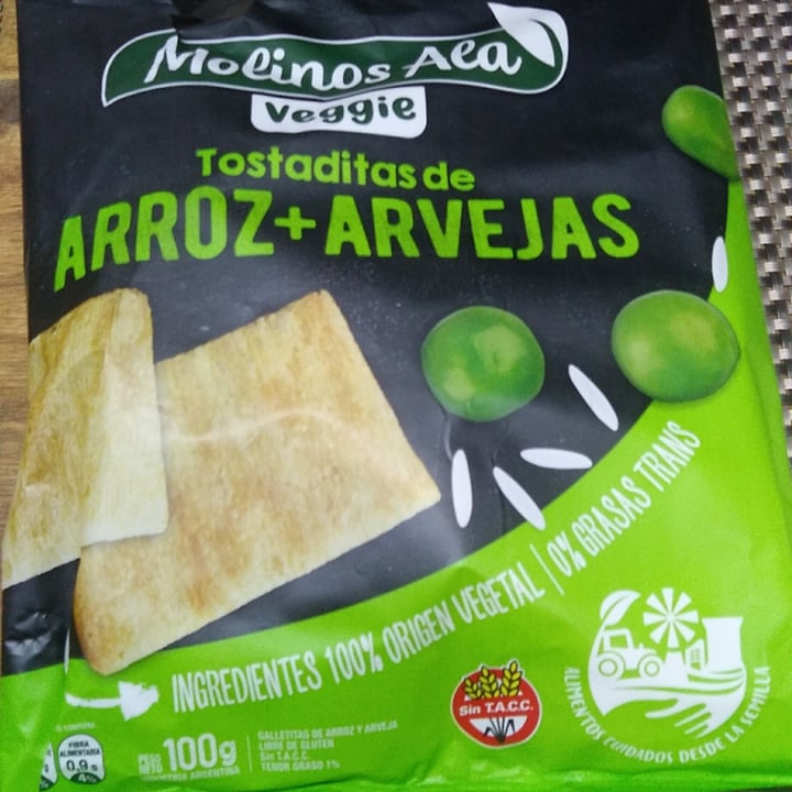 review photo of Molinos Ala Tostaditas de arroz y arvejas shared by @verog on 14 Nov 2021 - review