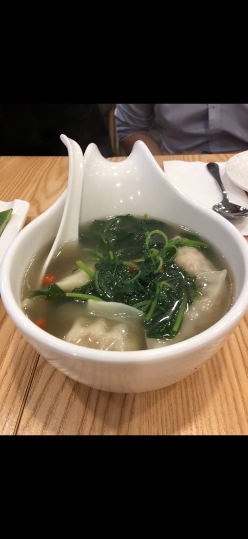 photo of Green Ba Vegetarian Restaurant Spinach dumpling soup shared by @emelty on  19 Mar 2020 - review