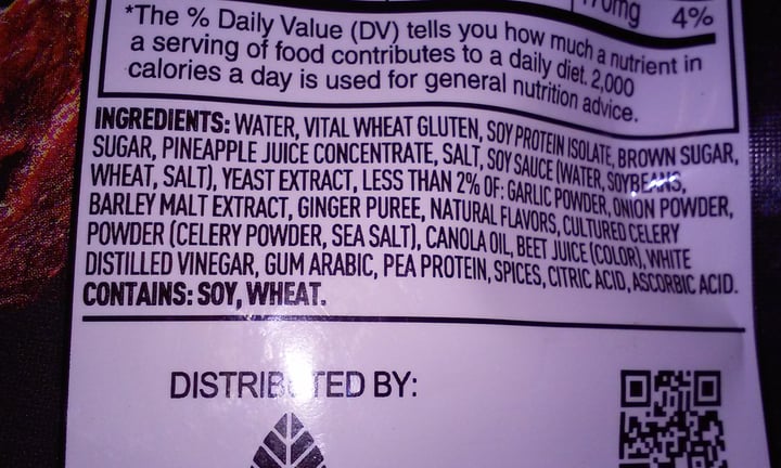 review photo of Gardein Ultimate Plant Based Jerky Teriyaki shared by @speciesamused on 04 Mar 2021 - review