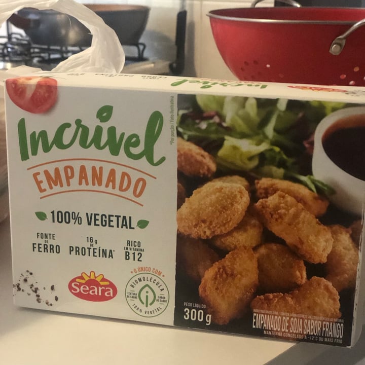 review photo of Incrível - Seara Empanado de Frango shared by @luizacastro on 11 Jul 2021 - review