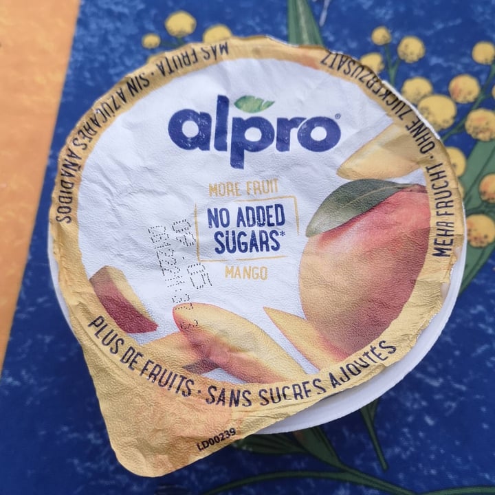 review photo of Alpro Mango Yogurt (No Added Sugars) shared by @cam11 on 12 Apr 2022 - review