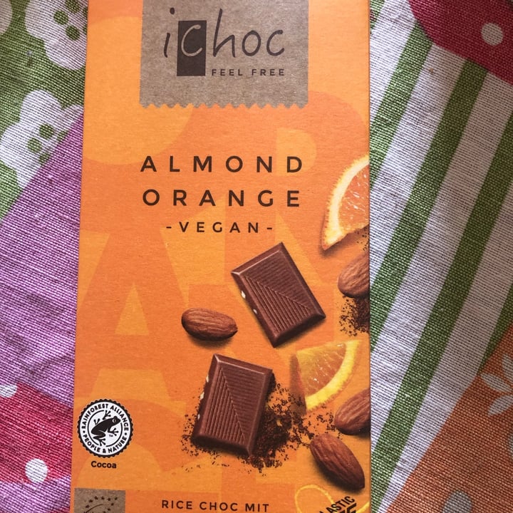 review photo of iChoc Almond Orange Vegan Chocolate shared by @nasmix on 29 May 2022 - review