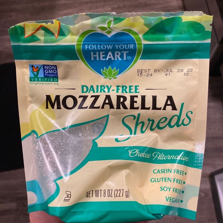 photo of Follow your Heart Dairy-Free Mozzarella Shreds shared by @leannecastelli on  21 Apr 2020 - review