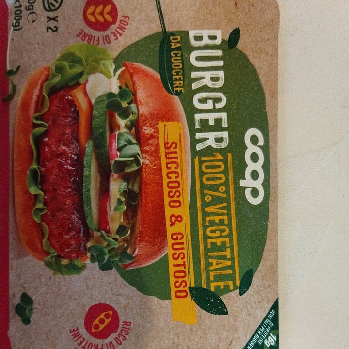 photo of Coop Burger 100% vegetali Sucoso & Gustoso  shared by @tripparimugino on  10 May 2022 - review