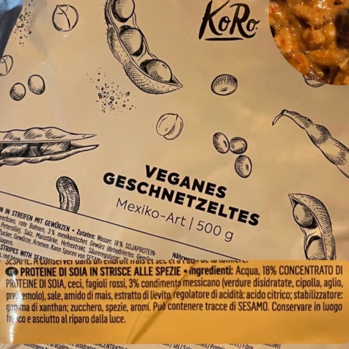 photo of Koro Straccetti Vegani alla messicana shared by @francescamitt on  13 Dec 2021 - review