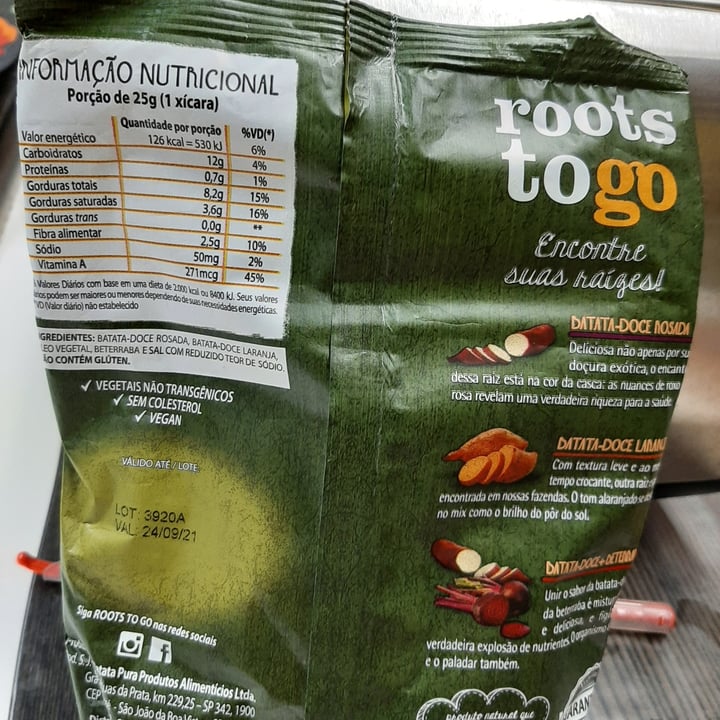 photo of Roots To Go Batatas-doce palha shared by @karynn on  03 Aug 2021 - review