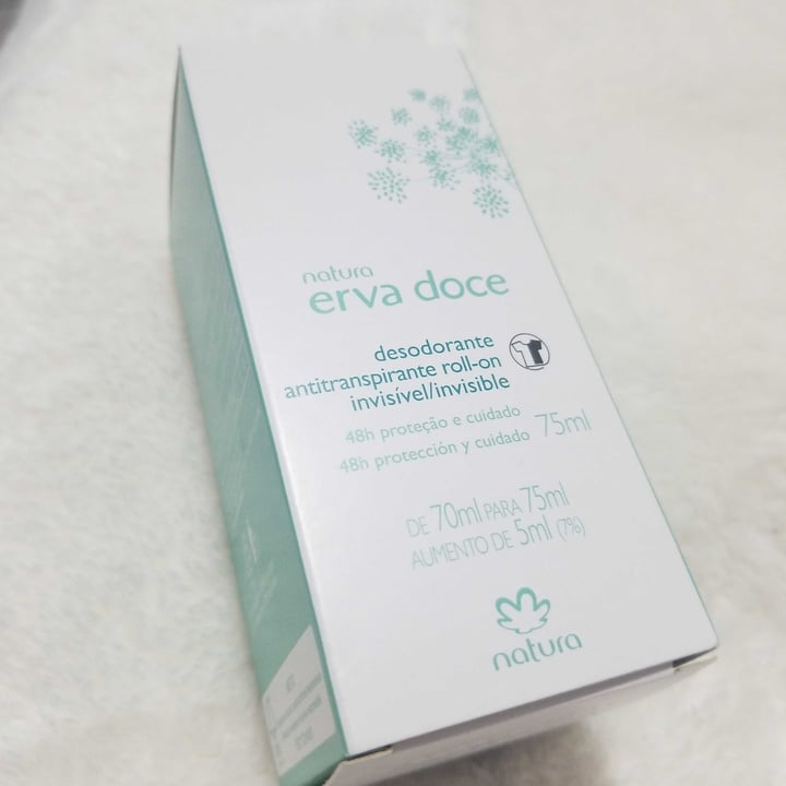 photo of Natura Desodorante en Crema Antitranspirante Erva Doce shared by @fabianasrfonseca on  07 May 2022 - review