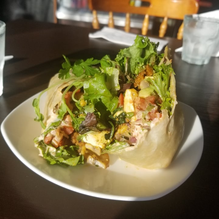 photo of Bunny's Nook Kitchen Vegan Breakfast Burrito shared by @veganonvanisle on  03 Dec 2020 - review
