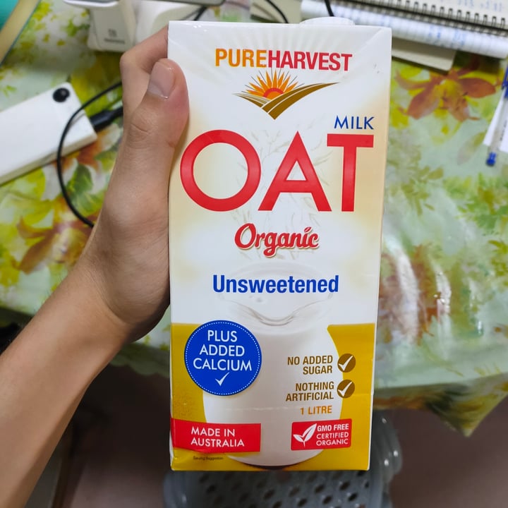 photo of Pureharvest Oat Milk Unsweetened shared by @edenlim on  20 Feb 2021 - review