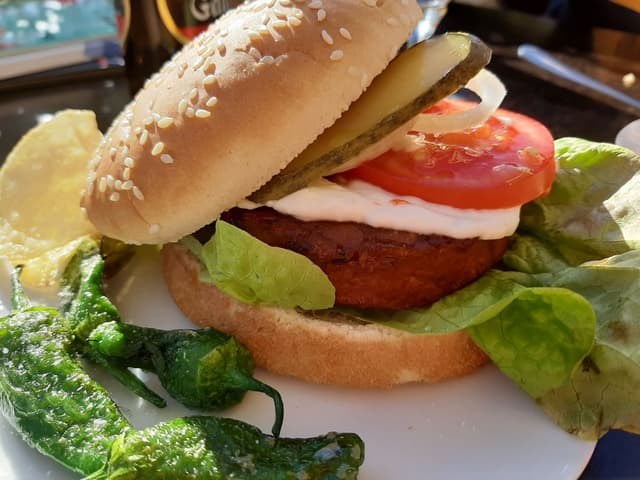Foto do prato “Heura Burger”
