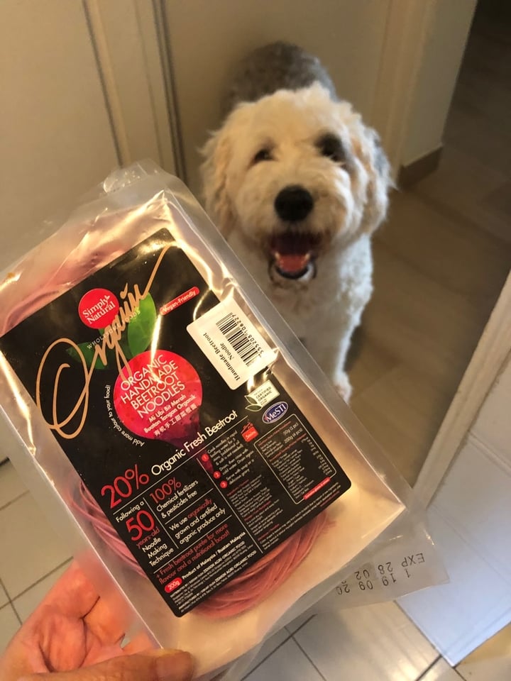 review photo of Simply Natural Organic Handmade Beetroot Noodles shared by @brigittestaps on 16 Dec 2019 - review