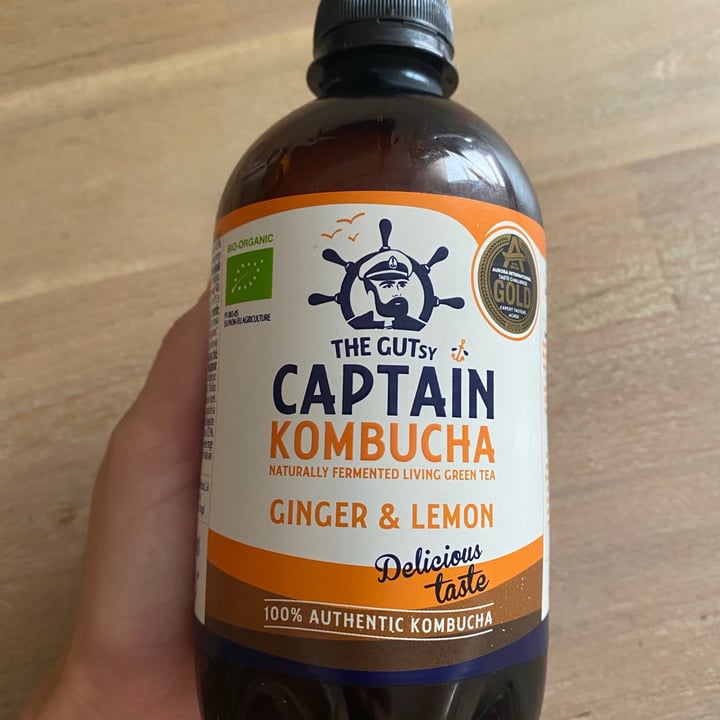 review photo of The Gutsy Captain Kombucha zero ginger & lemon shared by @lorenavegana on 16 Jul 2021 - review