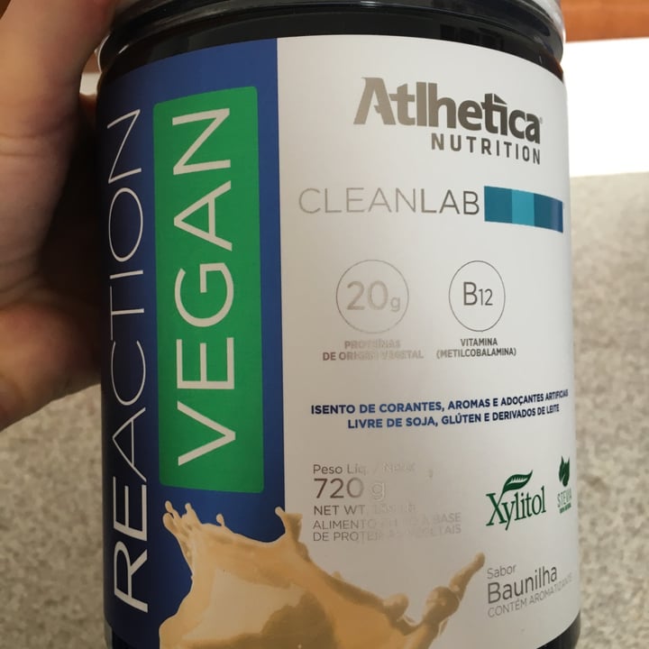 photo of Atlhetica Nutrition Reaction Vegan shared by @crisnunes on  07 May 2022 - review