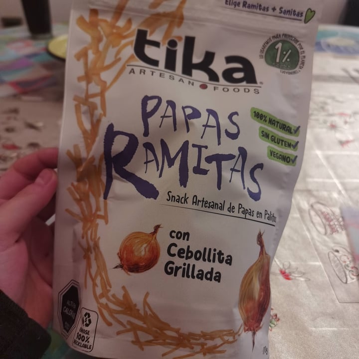 photo of Tika Papas ramitas con cebollita grillada shared by @m1racleal1gner on  12 Aug 2021 - review