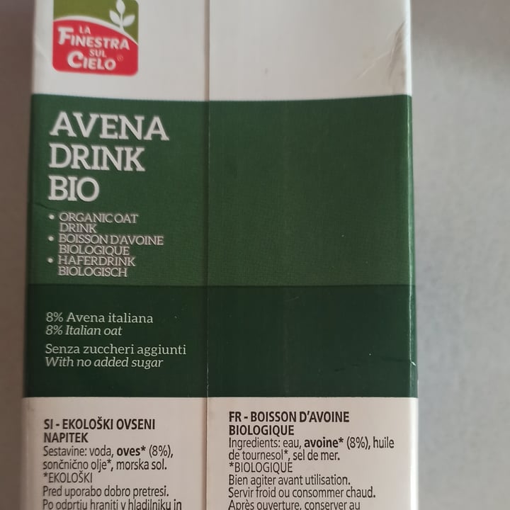 photo of La Finestra Sul Cielo Avena Drink shared by @fedegoesgreen on  30 Dec 2021 - review