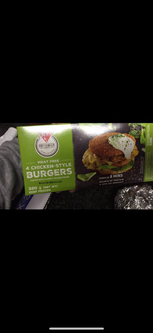review photo of Fry's Family Food Chicken-Style Burgers shared by @megpeg on 28 Sep 2019 - review
