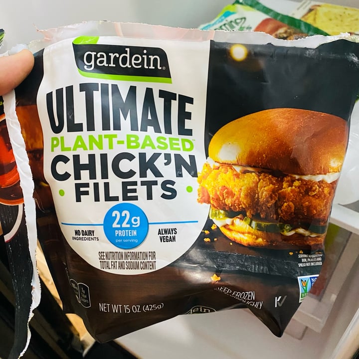 photo of Gardein Gardein Ultimate Chic'n Filets shared by @leevardy on  13 May 2022 - review