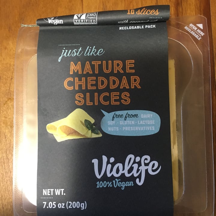 photo of Violife Cheddar Slices shared by @cuddles on  14 May 2020 - review