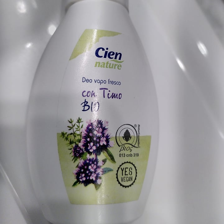 photo of Cien nature Deodorante con timo shared by @walkabout-veg on  16 Jul 2022 - review