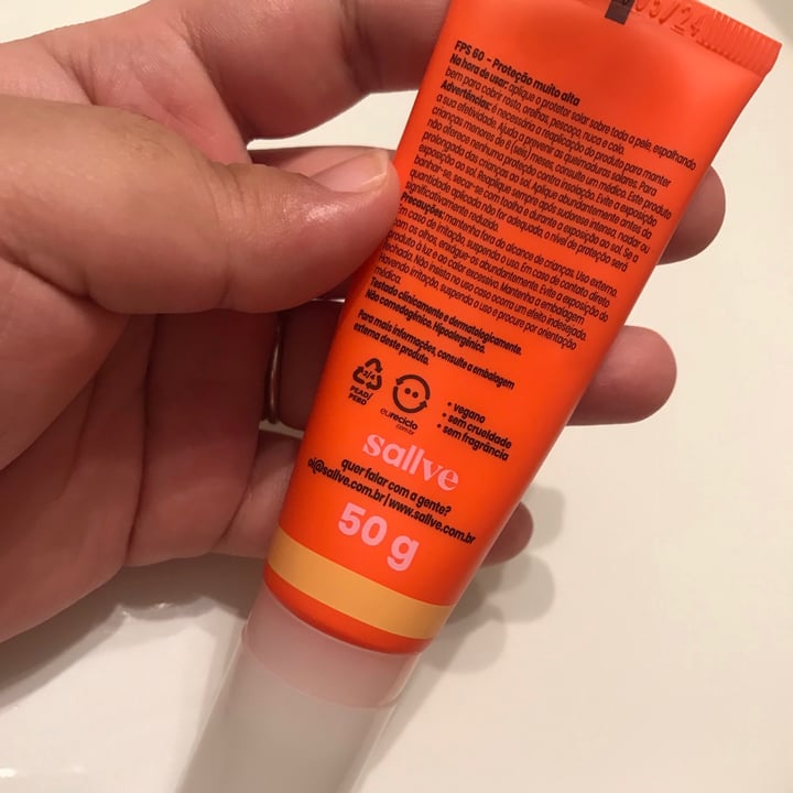 review photo of Sallve Protetor Solar shared by @alicevilela on 20 Sep 2021 - review