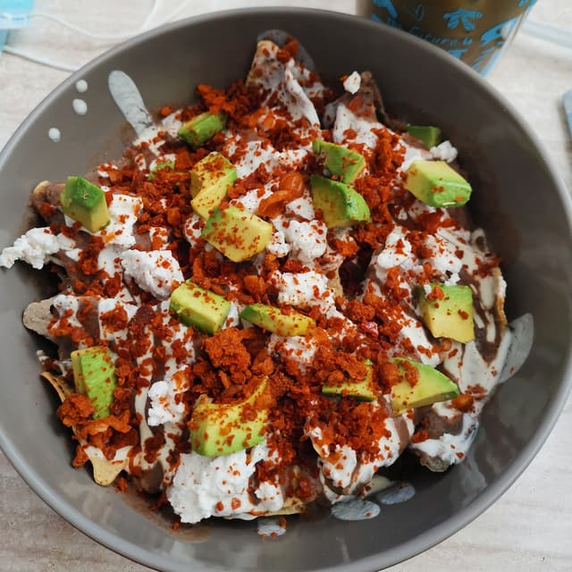 Photo of the dish “Chilaquiles Frijol”