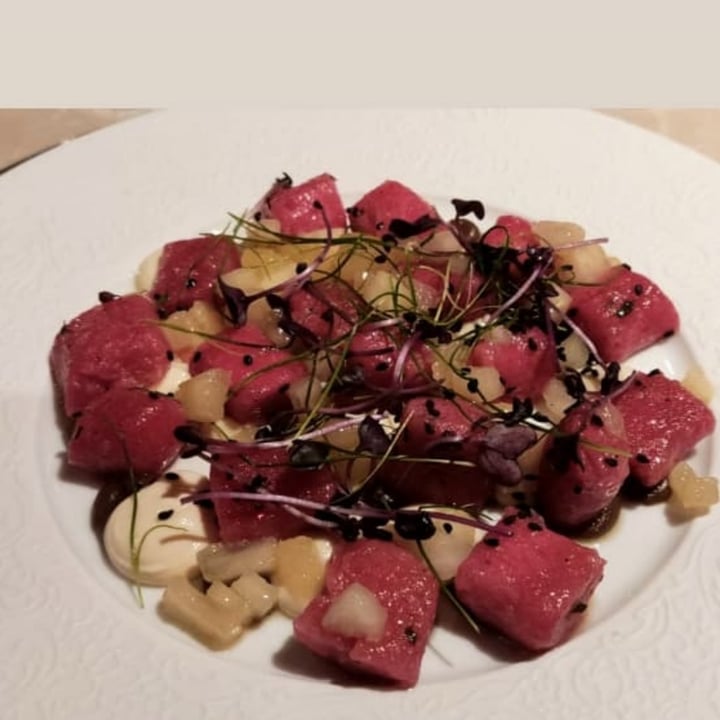 photo of Linfa Milano - Eat Different Gnocchetti dello chef al rosa di barbabietola shared by @elielisa86 on  27 Nov 2021 - review