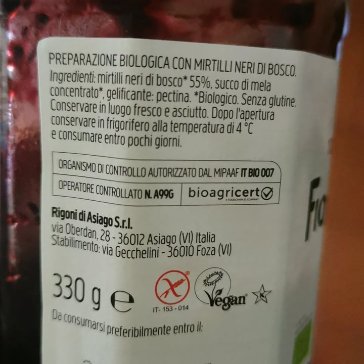 review photo of Rigoni di Asiago Blueberry Jam - Confettura Mirtilli neri di bosco shared by @cassandrissima on 09 Aug 2022 - review