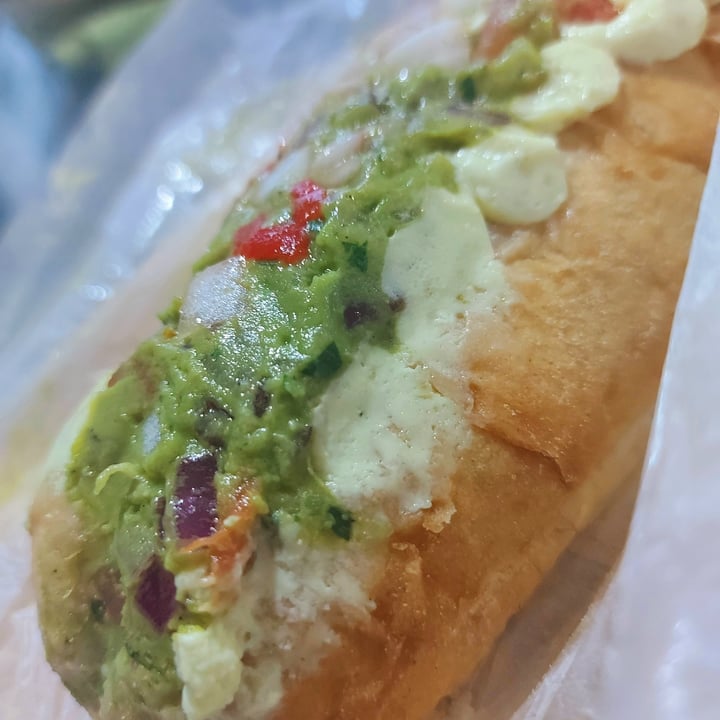 photo of Gordo Vegano Super Pancho mexicano shared by @veganbandit on  10 Feb 2022 - review