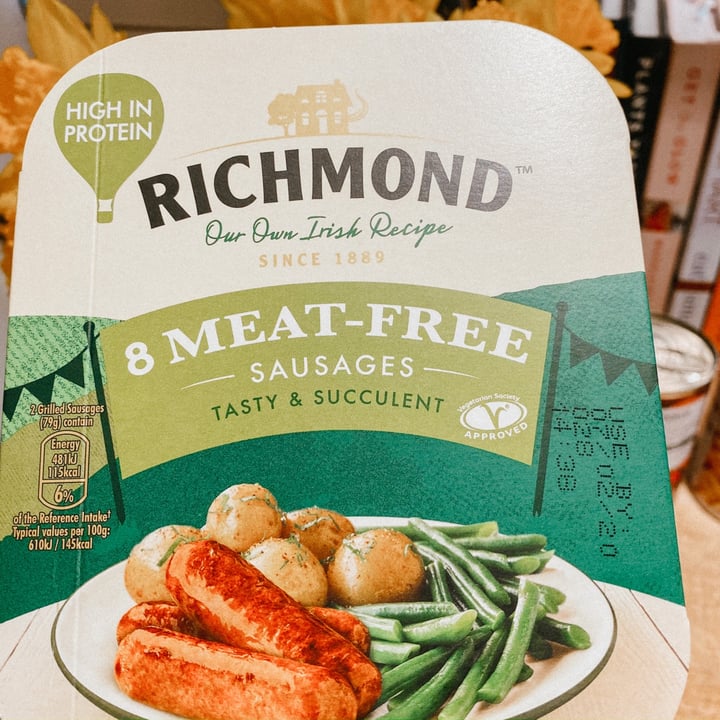 photo of Richmond Richmond Meat Free Sausages shared by @chantellerebeccad on  24 May 2021 - review