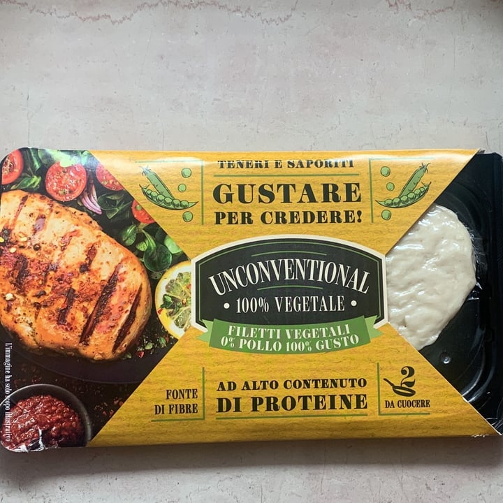 photo of Unconventional Filetti Vegetali 0% Pollo 100% Gusto - Plant Based Fillet shared by @raffaellam on  22 Dec 2021 - review