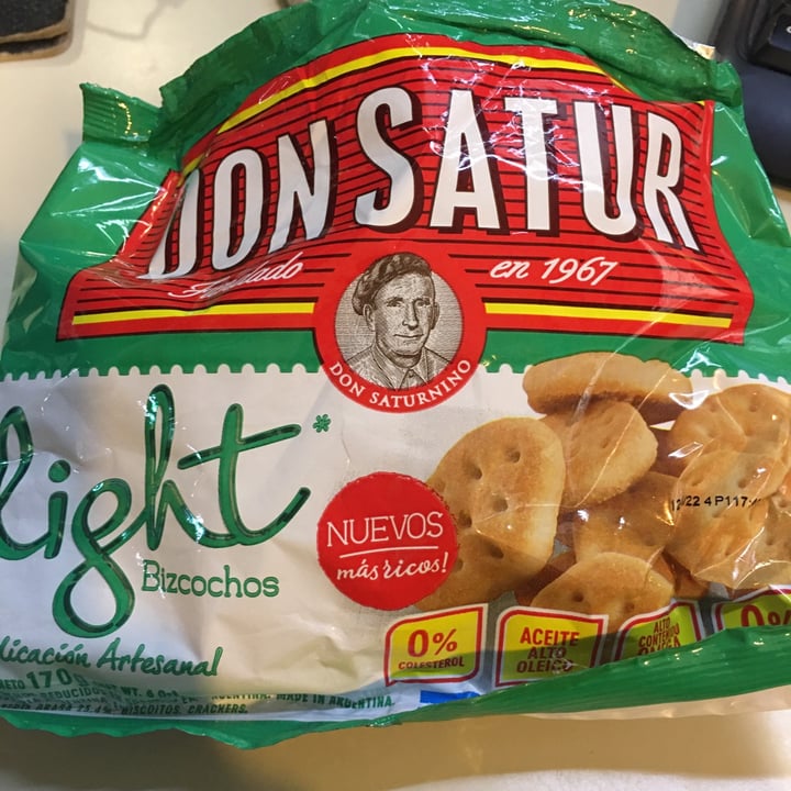 photo of Don Satur Bizcochos Light shared by @veganodelghetto on  30 Sep 2021 - review