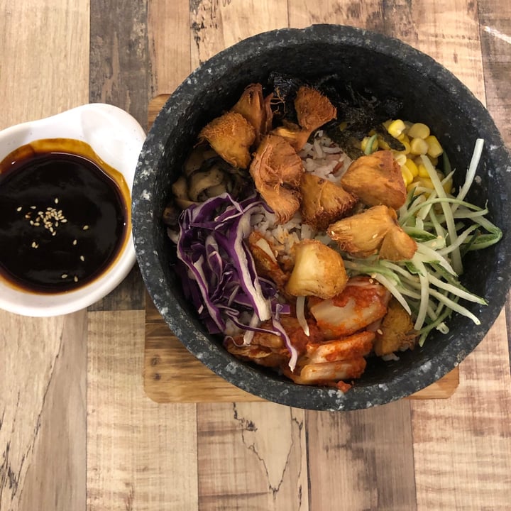 photo of Nature Cafe Stone Pot Monkeyhead Mushroom Rice 韓式石鍋猴頭菇飯 shared by @plantingggg on  29 Nov 2020 - review