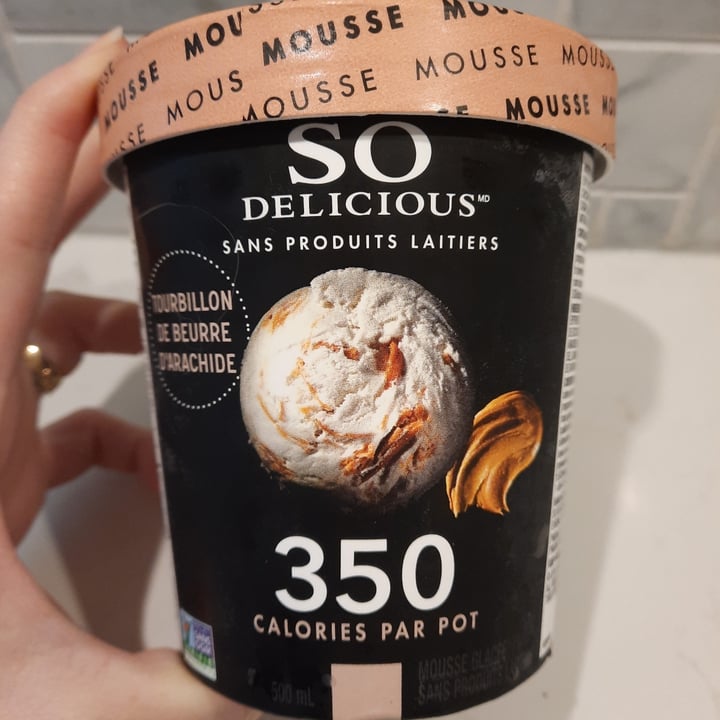 photo of So Delicious Dairy Free Mousse Peanut Butter shared by @corieveg on  04 Dec 2021 - review