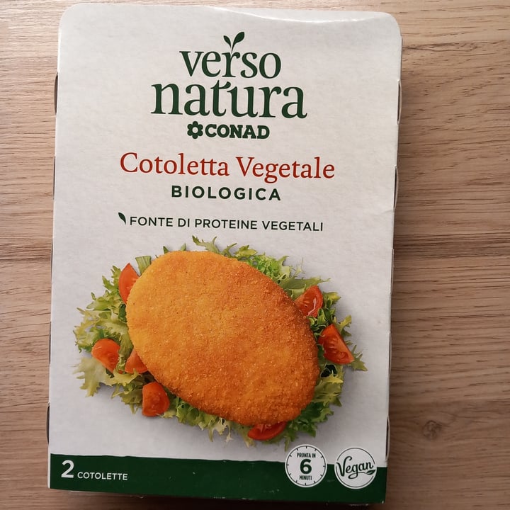 photo of Conad Verso Natura Cotoletta Vegetale shared by @mlflne on  07 Oct 2022 - review