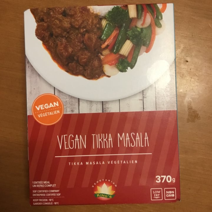 photo of King's Vegetarian Food Vegan Tikka Masala shared by @scazi on  11 May 2021 - review