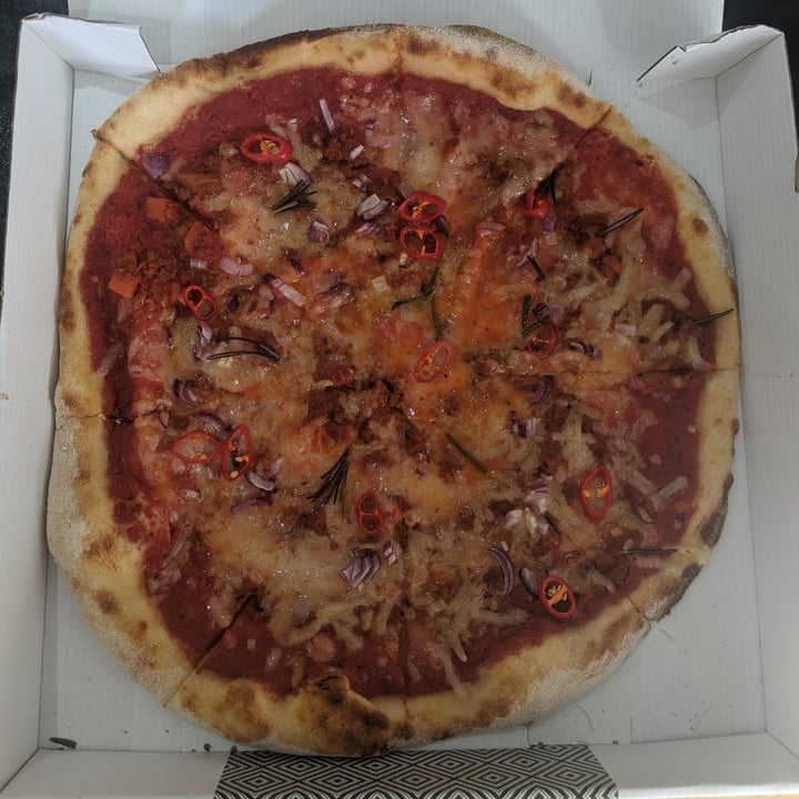 photo of Prezzo Italian Restaurant Leeds White Rose Vegan Bolognese Pizza shared by @bixouz on  21 Oct 2020 - review