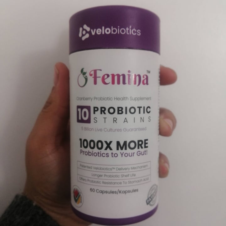 photo of velobiotics femina shared by @veganstonergirl on  23 Aug 2021 - review