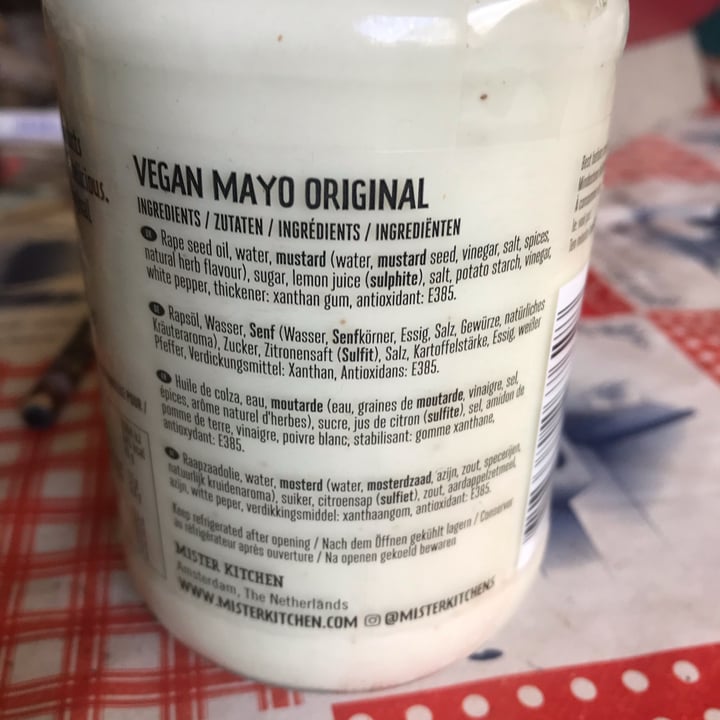 photo of Mister Kitchen‘s Original Vegan Mayo shared by @lauraspaanse on  18 Nov 2021 - review
