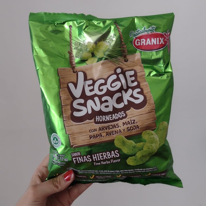 photo of Granix Veggie Snacks Horneados Finas Hierbas shared by @delfimartinezx on  03 Jan 2022 - review