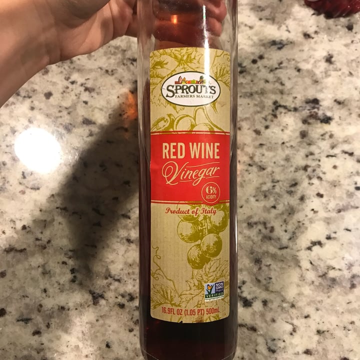 photo of Sprouts Farmers Market Red Wine Vinegar shared by @hkircher on  21 Jul 2020 - review