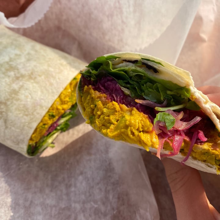 review photo of New Bohemian Café Curried Chickpea Wrap shared by @audreybailey on 04 Aug 2021 - review